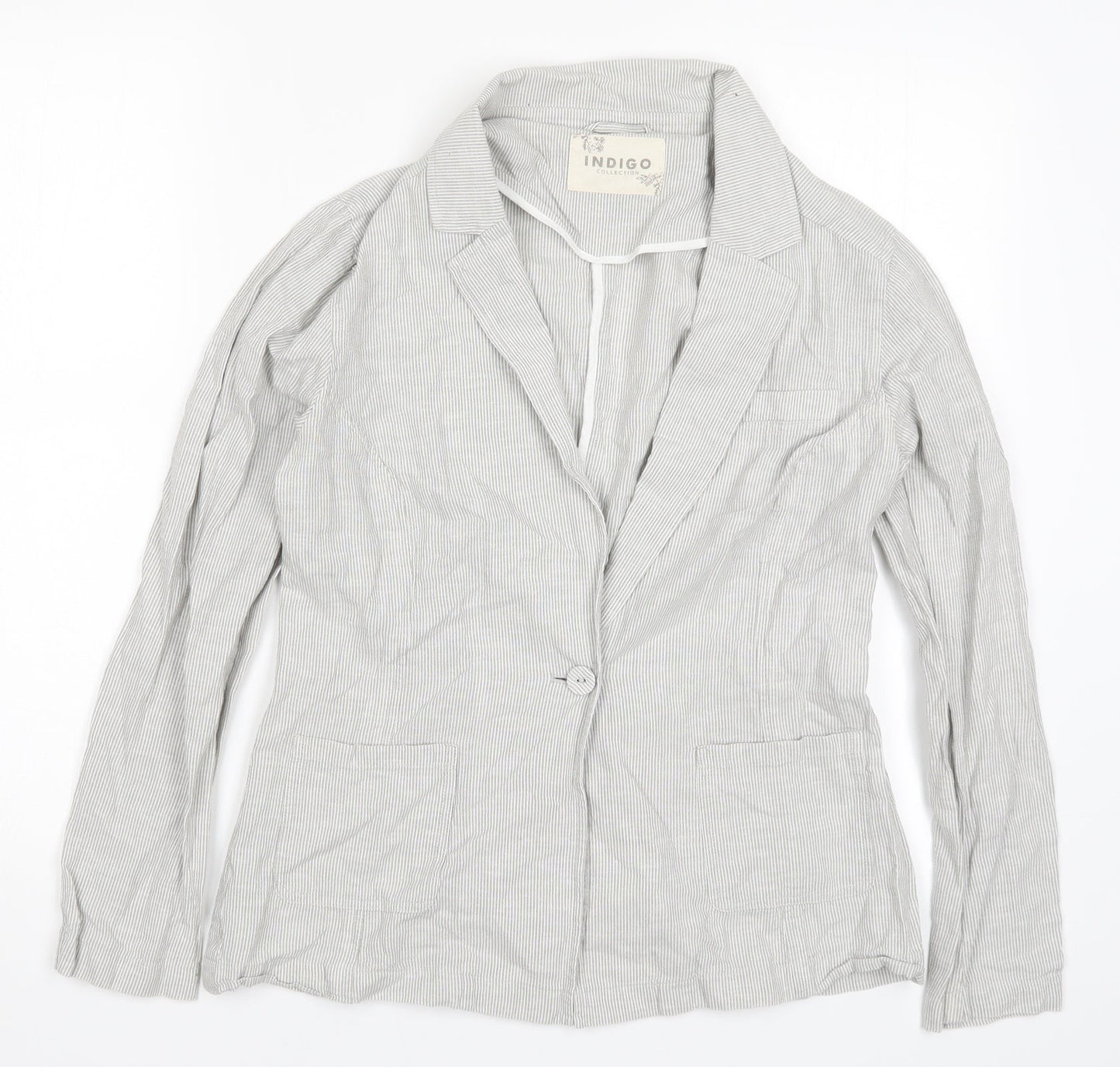 Womens UK Size 10 Marks and Spencer Grey Jacket