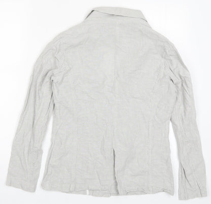 Womens UK Size 10 Marks and Spencer Grey Jacket