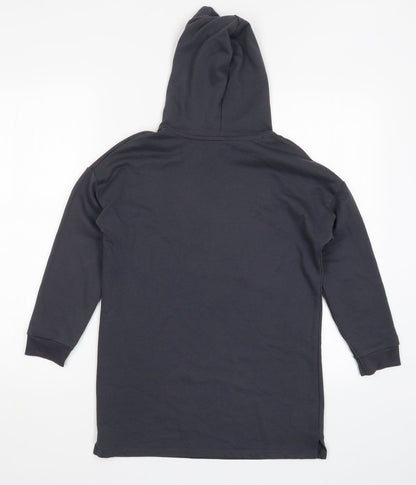 George Girls Grey   Pullover Hoodie Size 8-9 Years  - Chic & Unique Kind is Cool