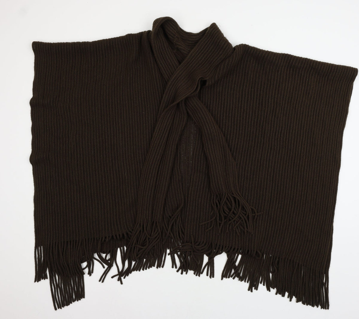 Preworn Womens Brown  Knit  Scarf