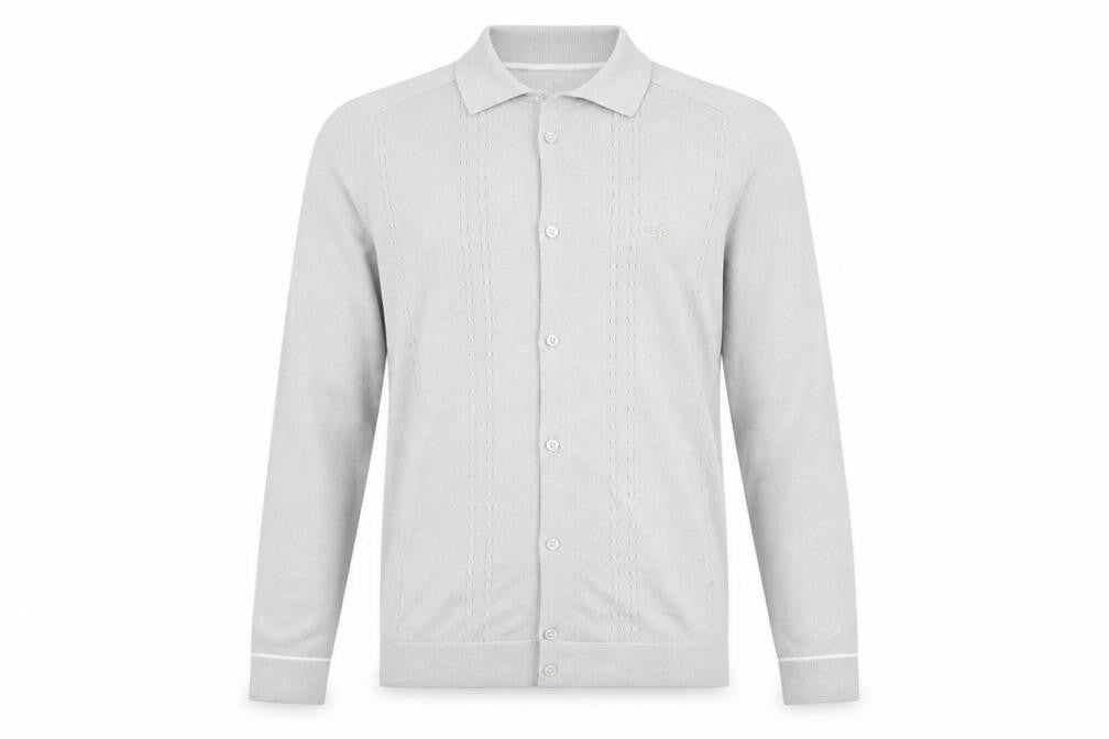 Mens UK Size S River Island Grey Cardigan Jumper