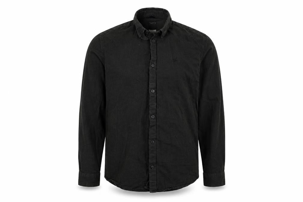 Mens UK Size M River Island Green  Button-Up Long Sleeve Casual Shirt