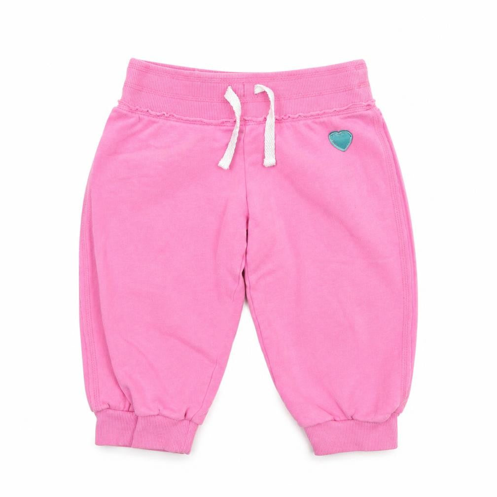 Next Girls Pink  Jersey Jogger Trousers Size 9 Months