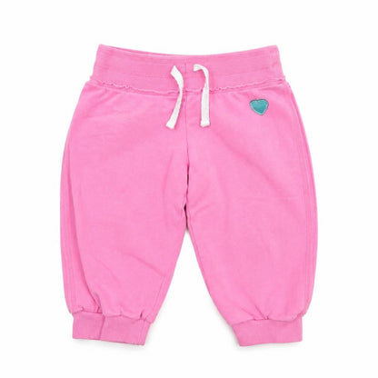Next Girls Pink  Jersey Jogger Trousers Size 9 Months