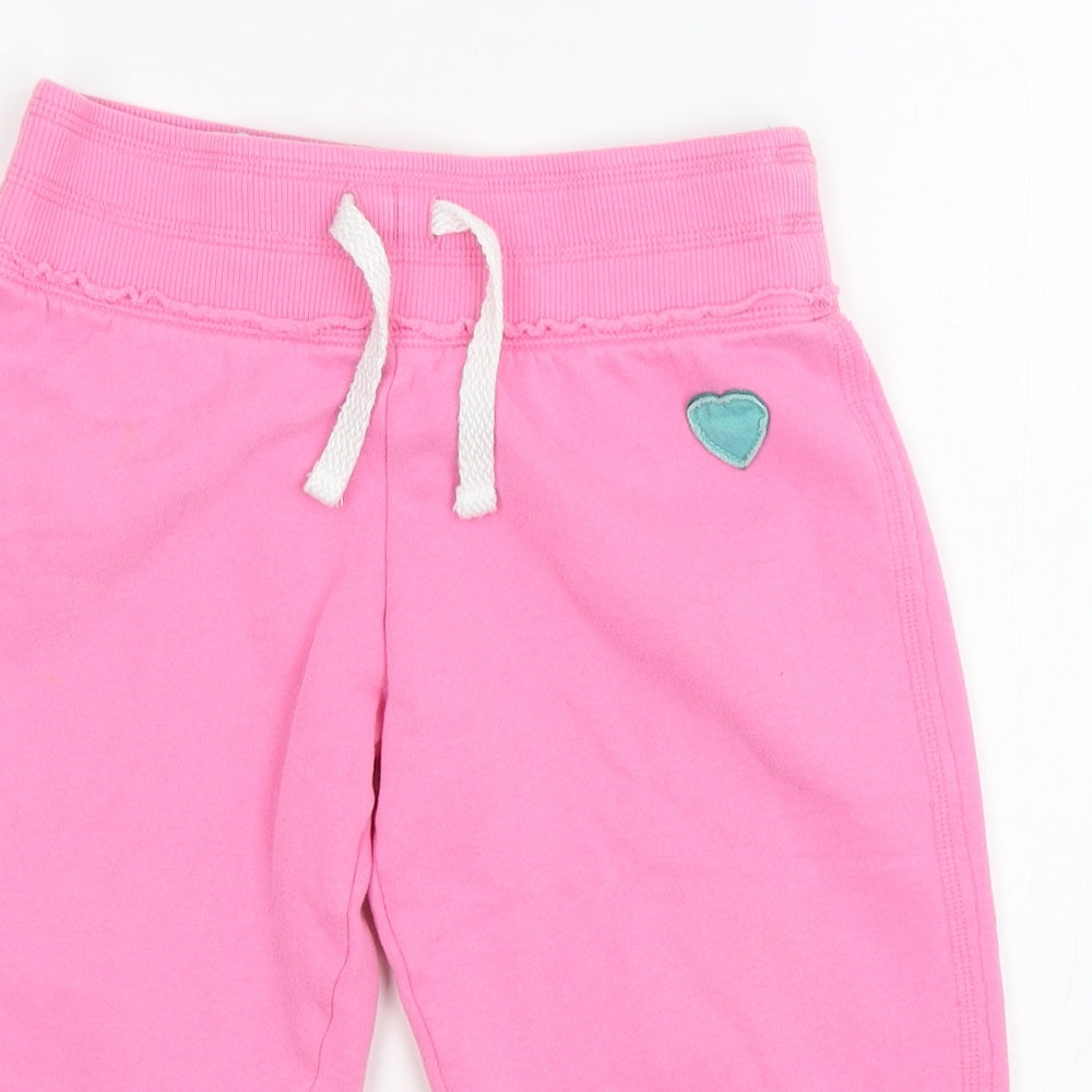 NEXT Girls Pink  Jersey Jogger Trousers Size 9 Months