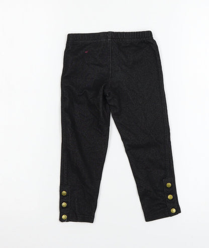 New Look Girls Blue  Jersey Jogger Trousers Size 3 Years