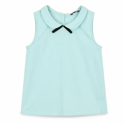 Candy Cou Girls Blue   Basic Blouse Size 12-13 Years