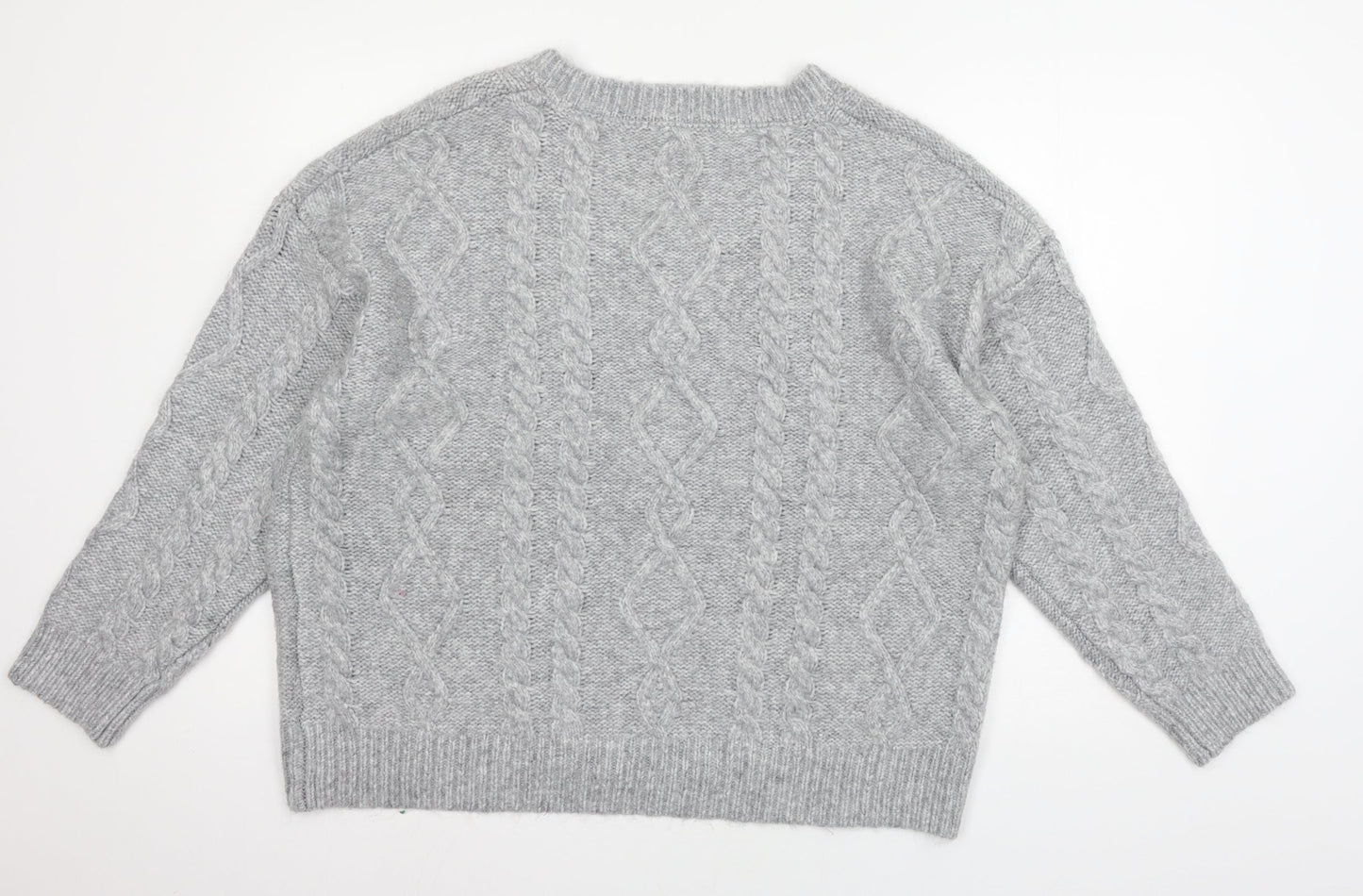 Womens UK Size 16 PEP & CO Grey Pullover Jumper