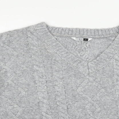 Womens UK Size 16 PEP & CO Grey Pullover Jumper