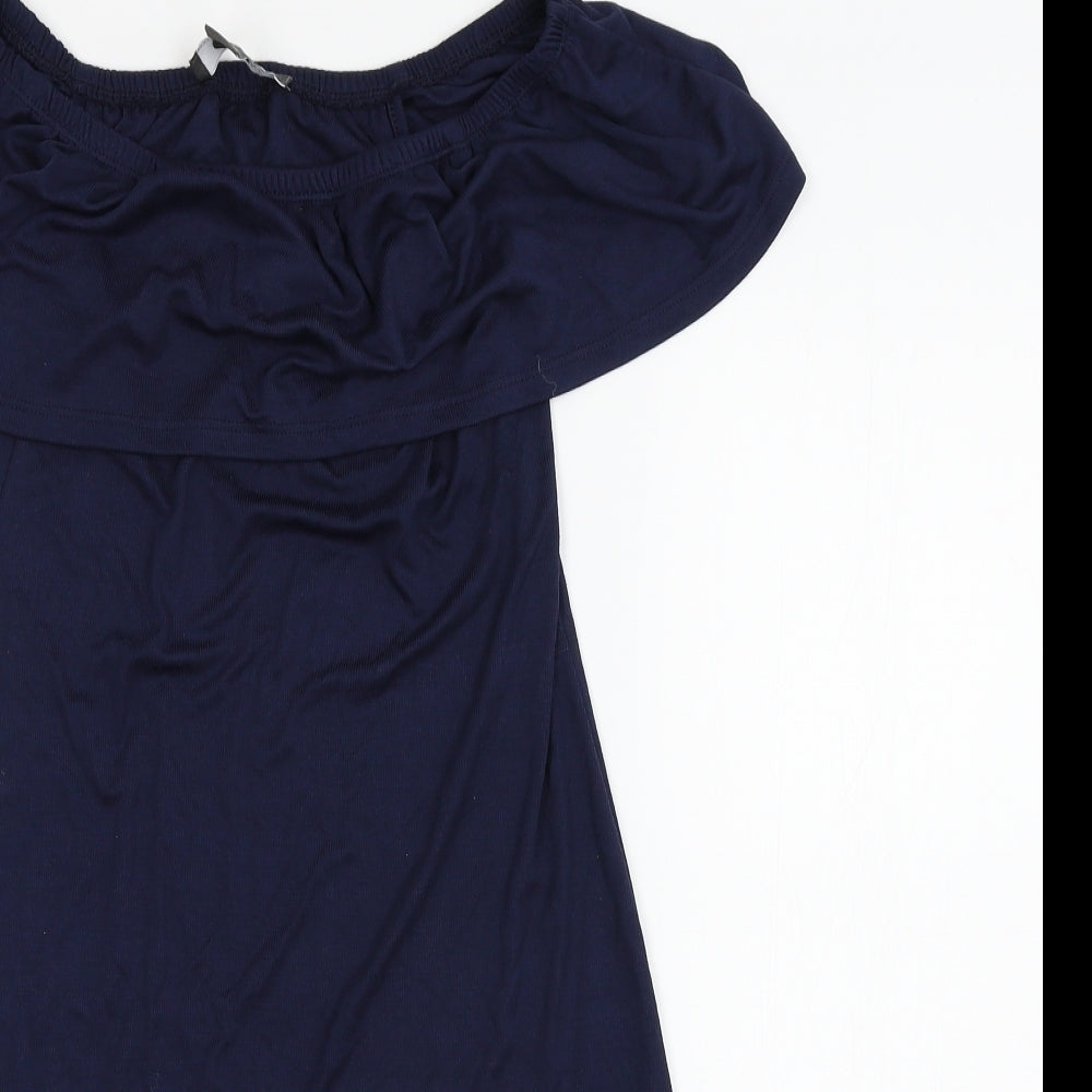 Primark Womens Blue  Jersey Slip Dress  Size 4