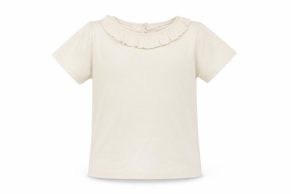 Mini Club Girls Beige  Jersey Basic T-Shirt Size 3-4 Years