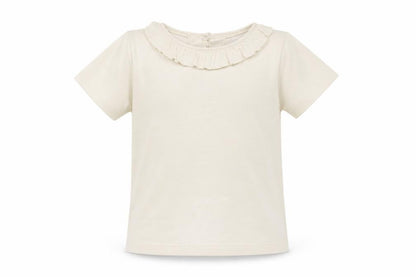 Mini Club Girls Beige  Jersey Basic T-Shirt Size 3-4 Years