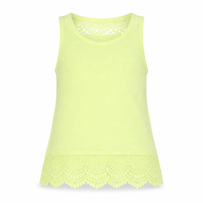 Primark Girls Yellow   Basic Tank Size 3-4 Years