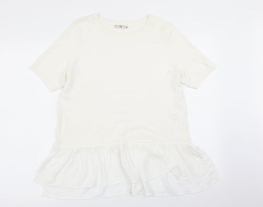 TU Womens White   Pullover Jumper Size 14