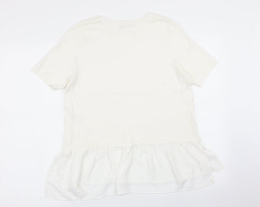 TU Womens White   Pullover Jumper Size 14