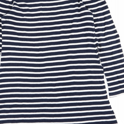 NEXT Girls Multicoloured Striped  Fit & Flare  Size 9 Years