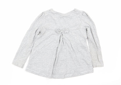 TU Girls Grey   Basic T-Shirt Size 2-3 Years  - disney