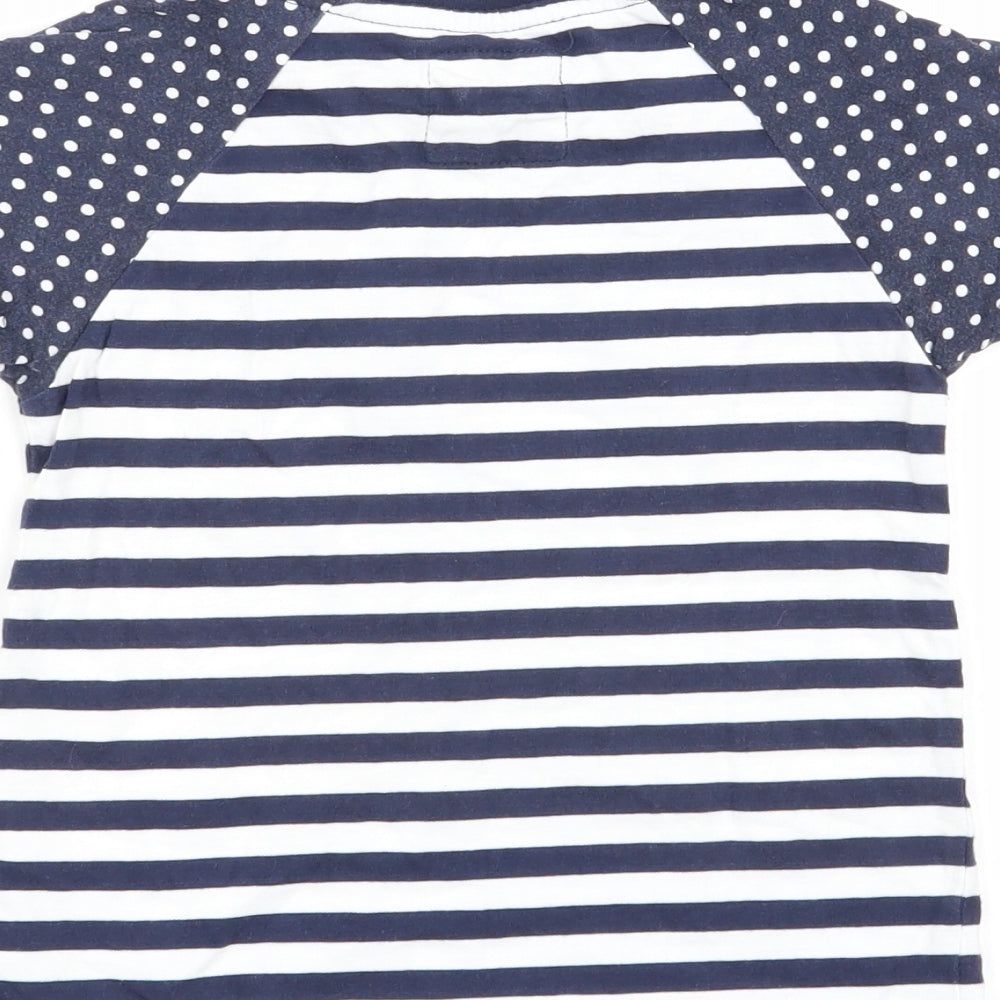TU Girls Multicoloured Striped  Basic T-Shirt Size 18-24 Months