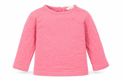 John Lewis Girls Pink   Basic T-Shirt Size 0-3 Months