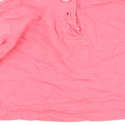 John Lewis Girls Pink   Basic T-Shirt Size 0-3 Months