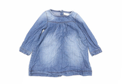 NEXT Girls Blue   Fit & Flare  Size 9-12 Months