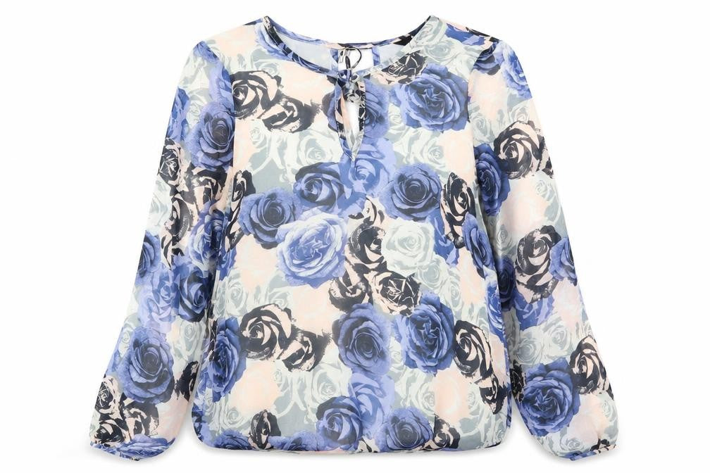 Womens UK Size 12 K&D Multicoloured Basic Blouse