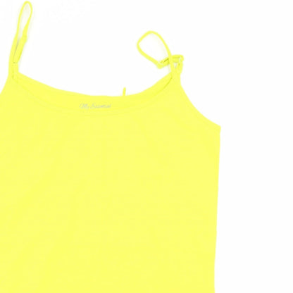 Asda George Womens Yellow   Camisole Tank Size 12