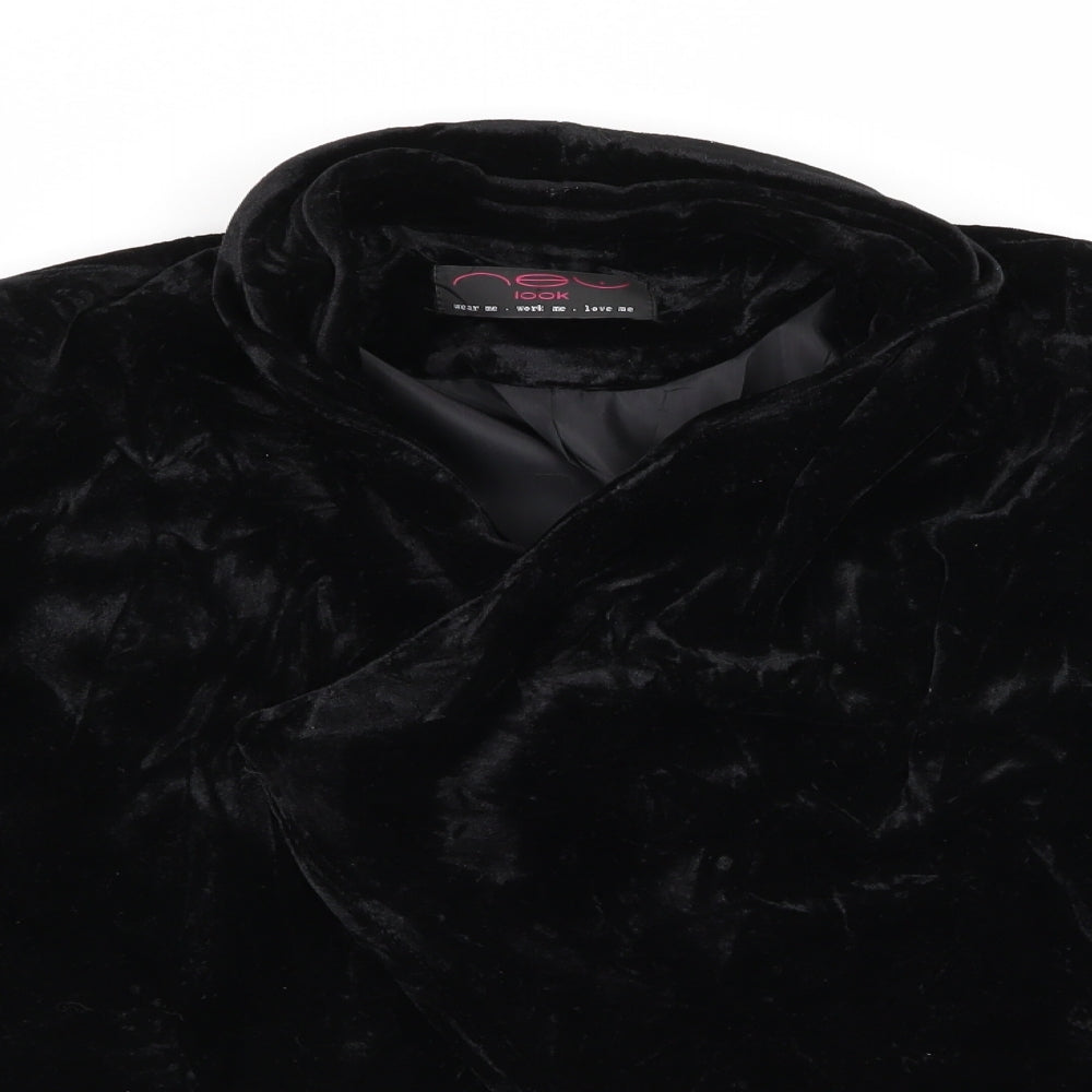 New Look Womens Black   Jacket Blazer Size 10