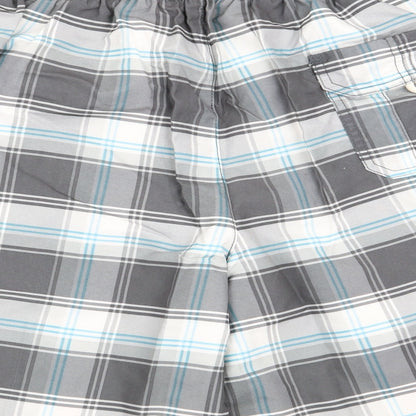 Asda George Mens Multicoloured Check  Sweat Shorts Size L - Stretch waistband/swim shorts