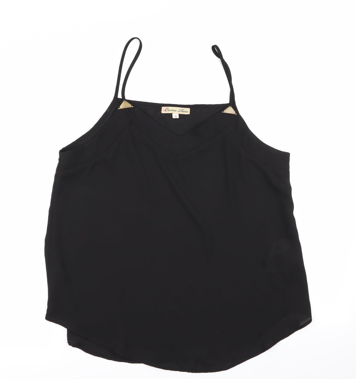 cameo rose Womens Black   Camisole Tank Size 14