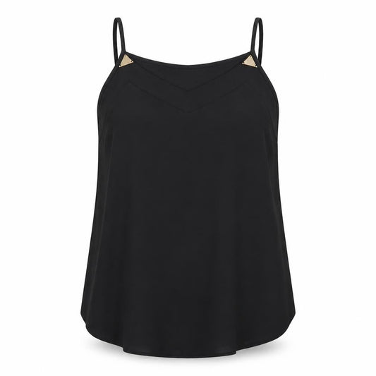 cameo rose Womens Black   Camisole Tank Size 14