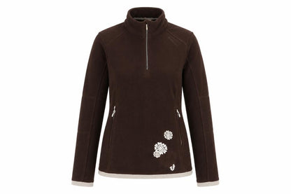 Womens UK Size XS DECATHLON Brown Pullover Jumper
