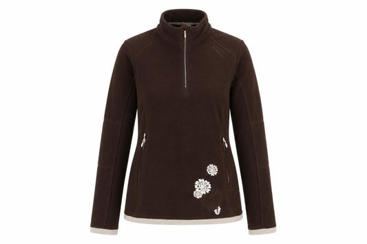 Womens UK Size XS DECATHLON Brown Pullover Jumper