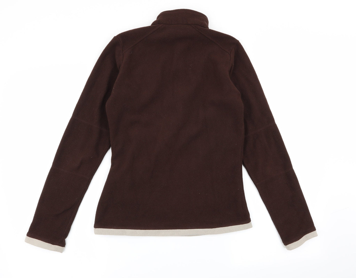 Womens UK Size XS DECATHLON Brown Pullover Jumper