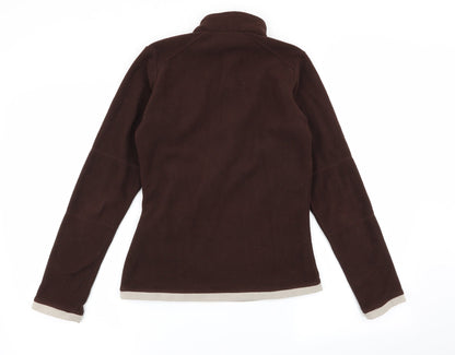 Womens UK Size XS DECATHLON Brown Pullover Jumper