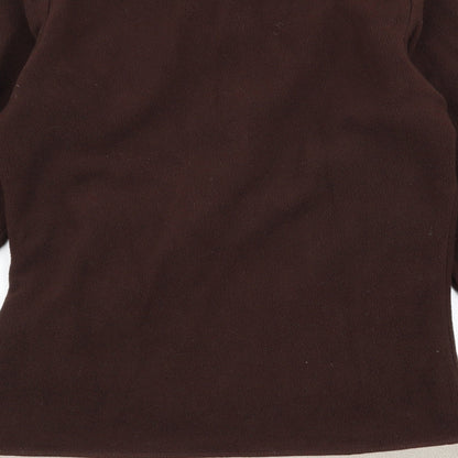 Womens UK Size XS DECATHLON Brown Pullover Jumper