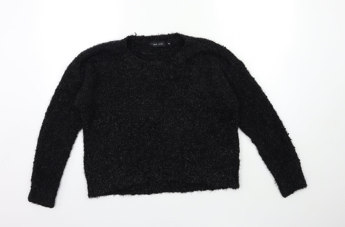 Womens UK Size 14 New Look Black Pullover Jumper
