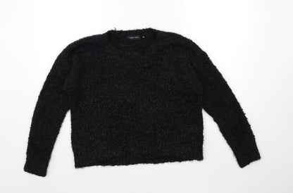 Womens UK Size 14 New Look Black Pullover Jumper