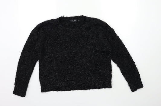 Womens UK Size 14 New Look Black Pullover Jumper