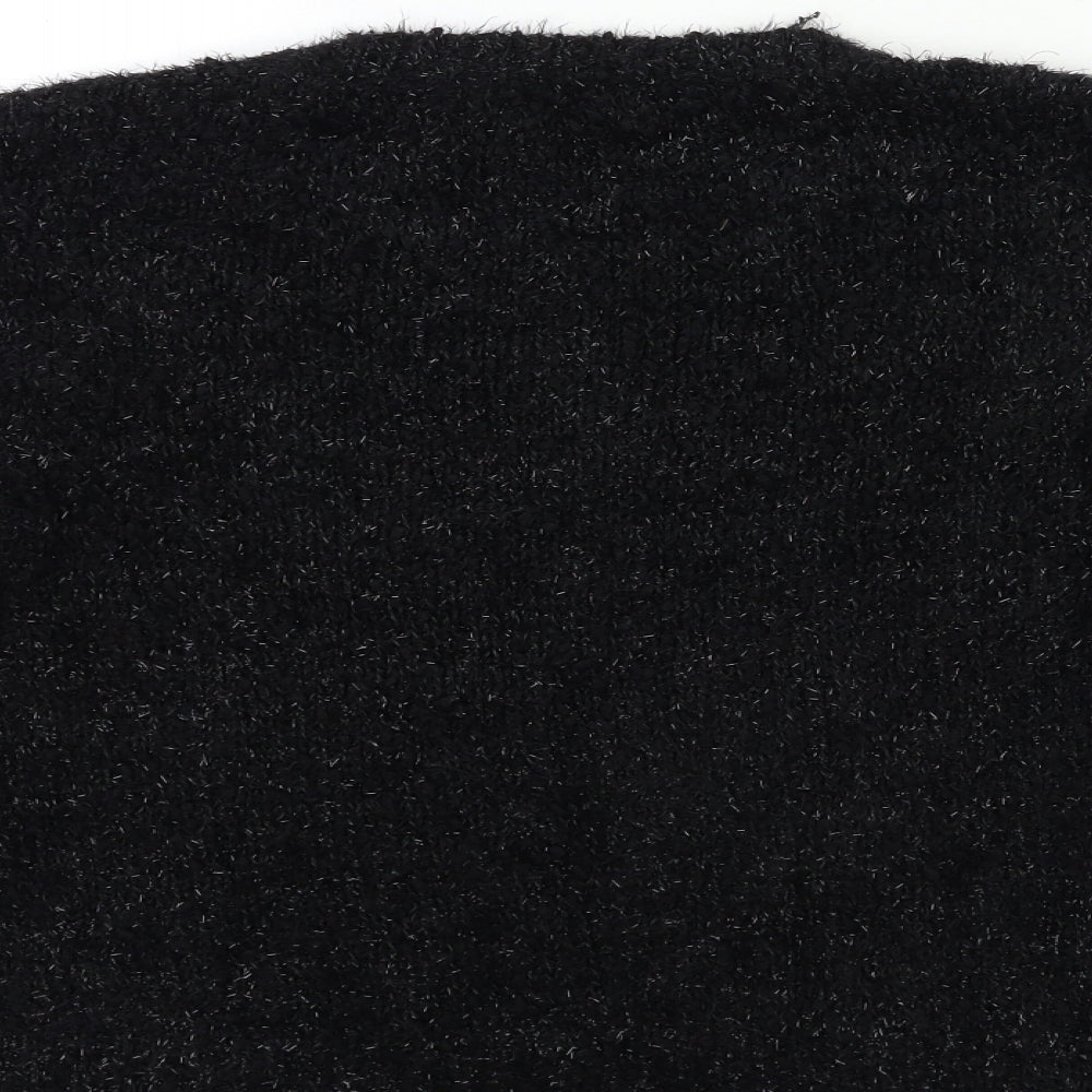 Womens UK Size 14 New Look Black Pullover Jumper