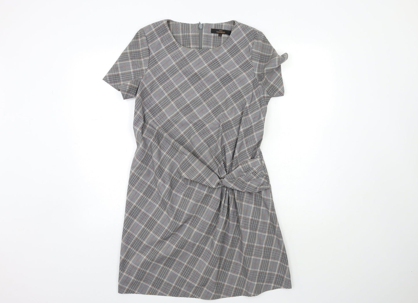 NEXT Womens Grey Check  A-Line  Size S