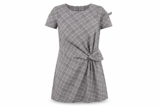NEXT Womens Grey Check  A-Line  Size S
