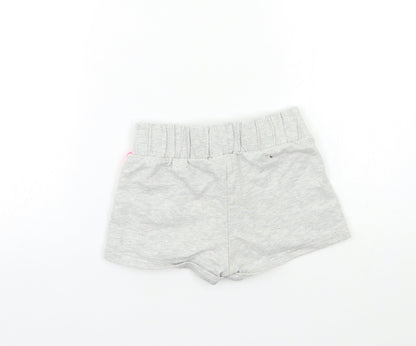 F&F Girls Grey   Hot Pants Shorts Size 6-7 Years