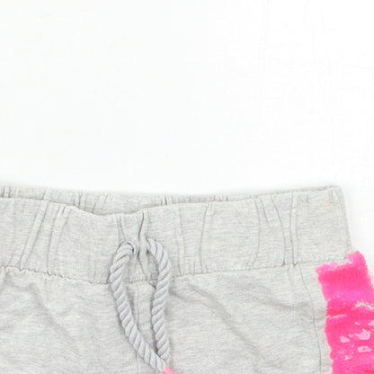F&F Girls Grey   Hot Pants Shorts Size 6-7 Years