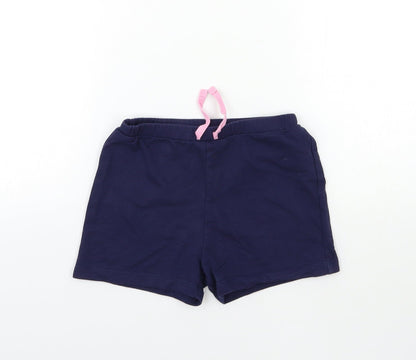 George Girls Blue   Hot Pants Shorts Size 5-6 Years
