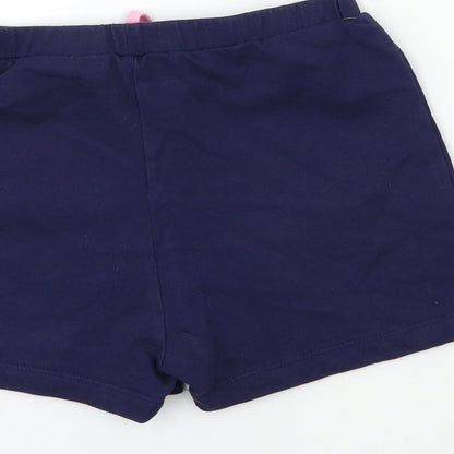 George Girls Blue   Hot Pants Shorts Size 5-6 Years