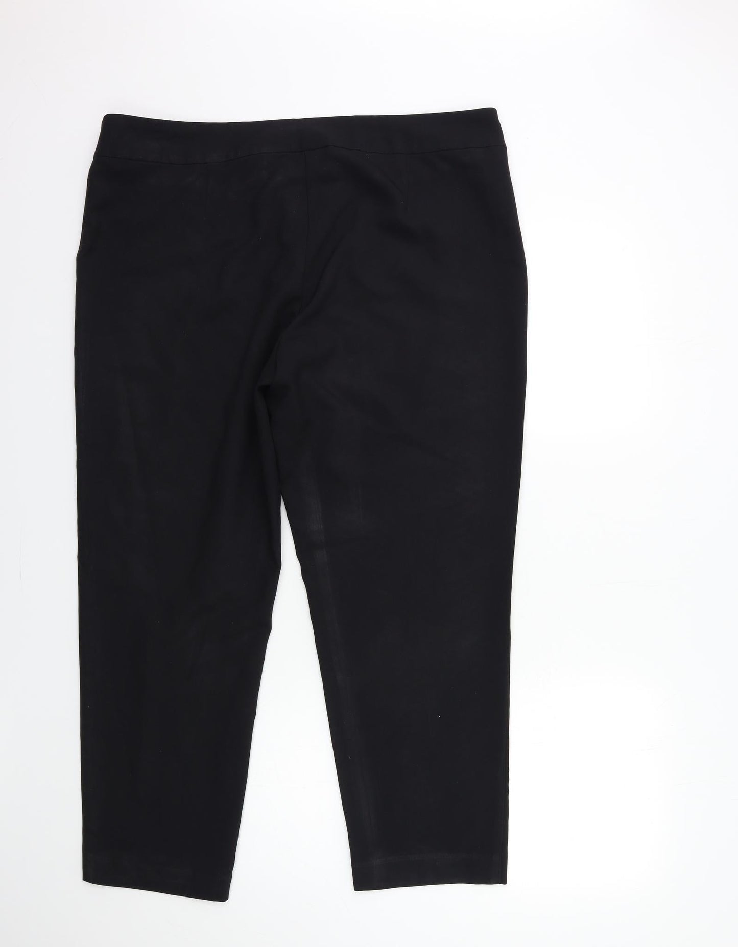 George Womens Black   Trousers  Size 10 L28 in