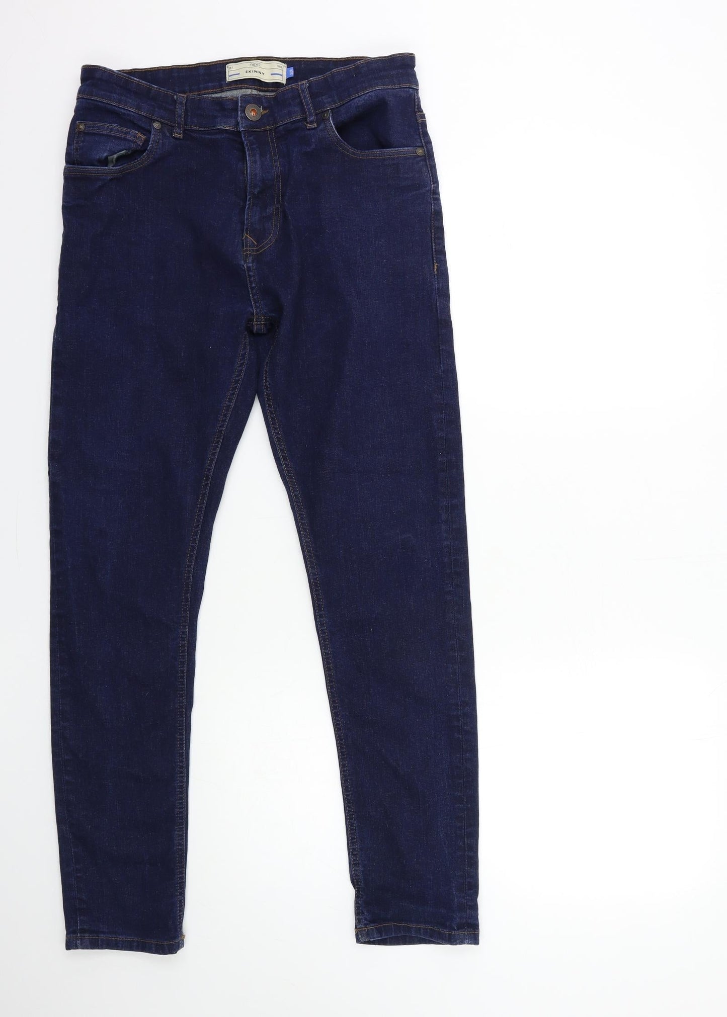 NEXT Womens Blue  Denim Skinny Jeans Size 32 in L29 in