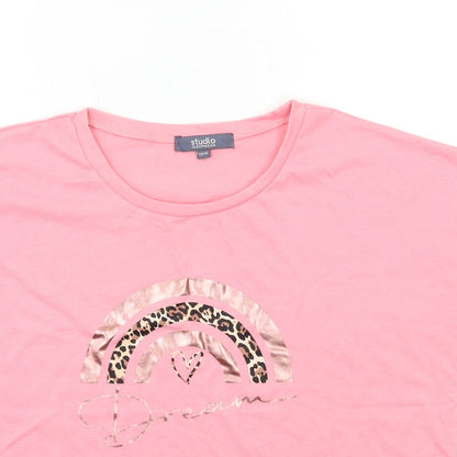 Studio Womens Pink   Top Pyjama Top Size 12