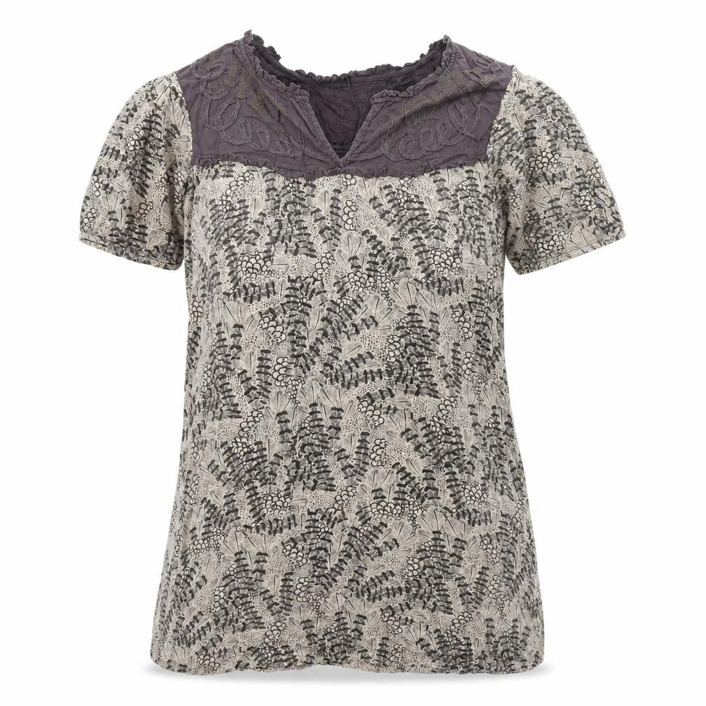 Womens UK Size 6 NEXT Brown Basic T-Shirt